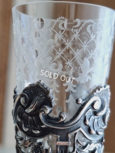 画像4: アンティークシルバーフラワーベース