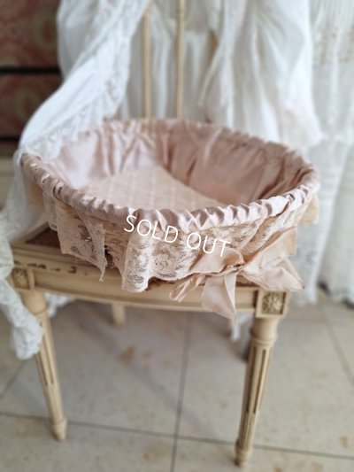 画像16: アンティークレース装飾バスケット