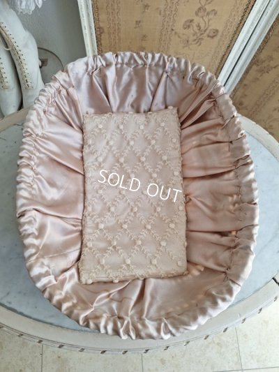 画像11: アンティークレース装飾バスケット