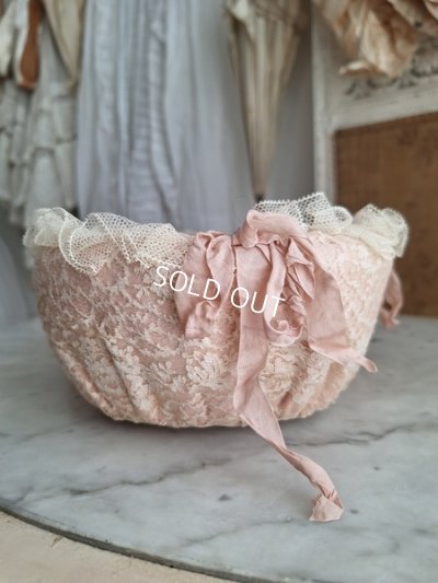 画像17: アンティークレースバスケット