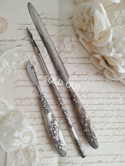 画像2: すずらんレリーフカリグラフィーセット