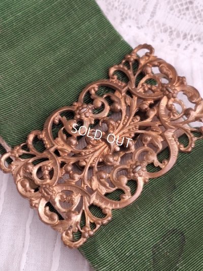 画像2: アンティークバックル付ベルト