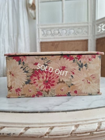 画像7: アンティークマーガレット柄カルトナージュボックス