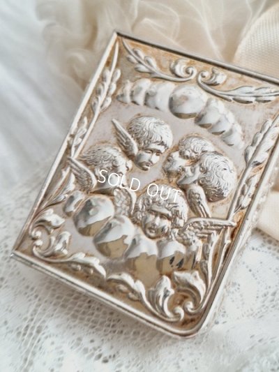 画像2: アンティークシルバー天使ケース