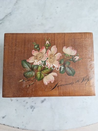 画像6: 野ばら柄ウッドボックス