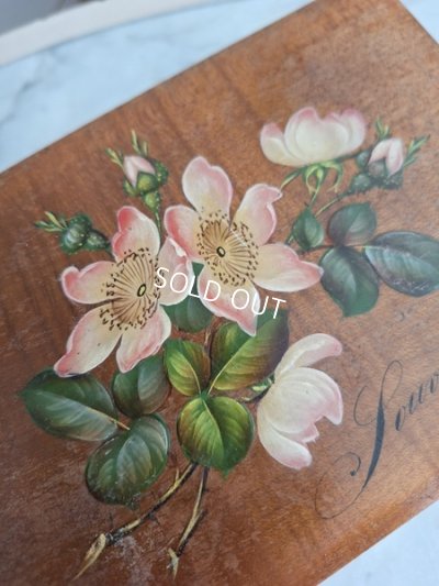 画像2: 野ばら柄ウッドボックス