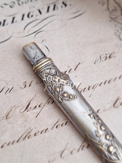 画像3: アンティークすずらんレリーフペンシル