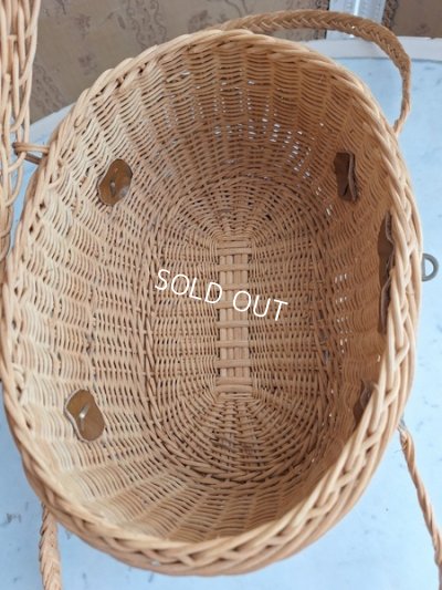 画像9: アンティークダブルハンドバスケット