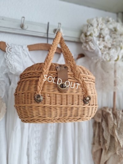 画像17: アンティークダブルハンドバスケット