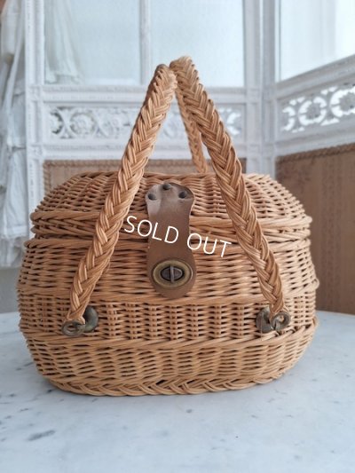 画像2: アンティークダブルハンドバスケット