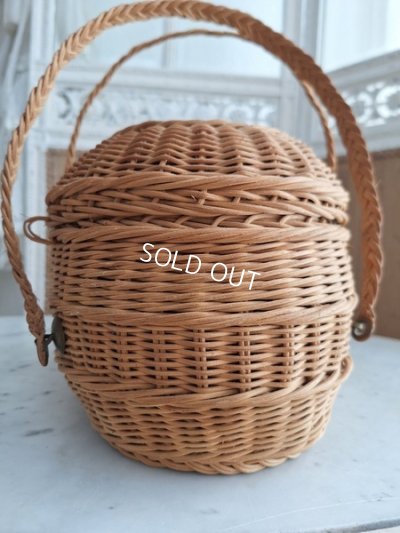 画像13: アンティークダブルハンドバスケット