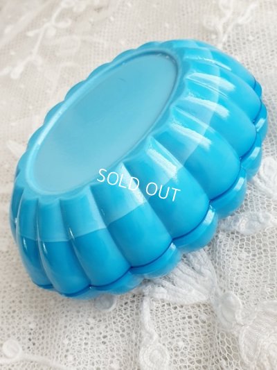 画像9: オパリンガラス小鳥柄ソープディッシュ