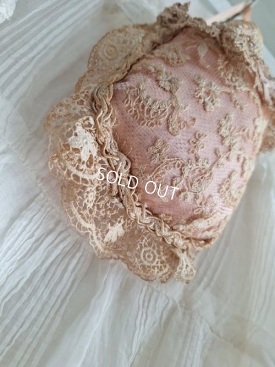 画像6: アンティークレースポーチ