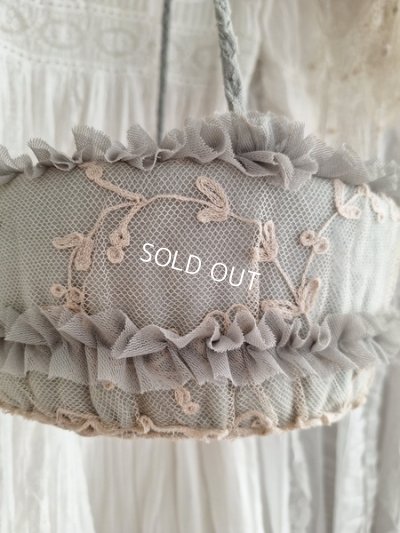 画像13: アンティークレースパニエ