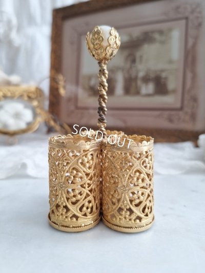 画像9: アンティークリップスティックスタンド