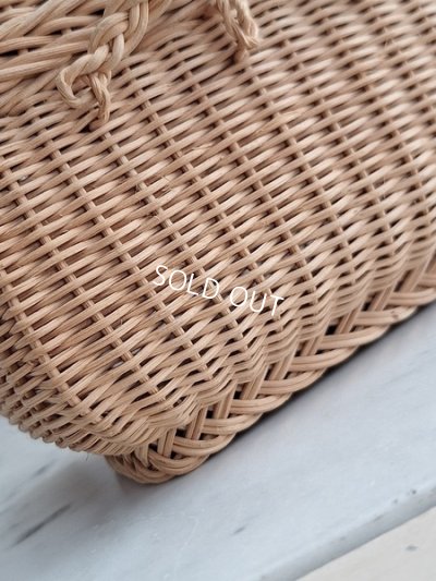 画像6: アンティーク小さなダブルハンドルバスケット