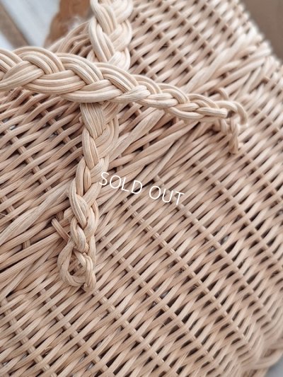 画像4: アンティーク小さなダブルハンドルバスケット