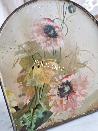 画像4: アネモネ柄ブリキバスケット