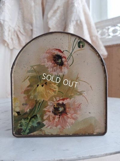 画像13: アネモネ柄ブリキバスケット