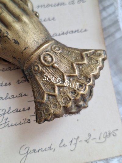 画像4: アンティークハンド形クリップ