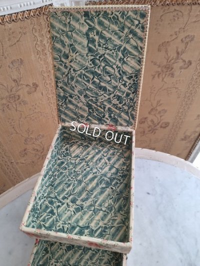 画像7: ローズ柄カルトナージュソーイングボックス