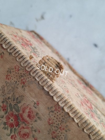 画像14: ローズ柄カルトナージュソーイングボックス