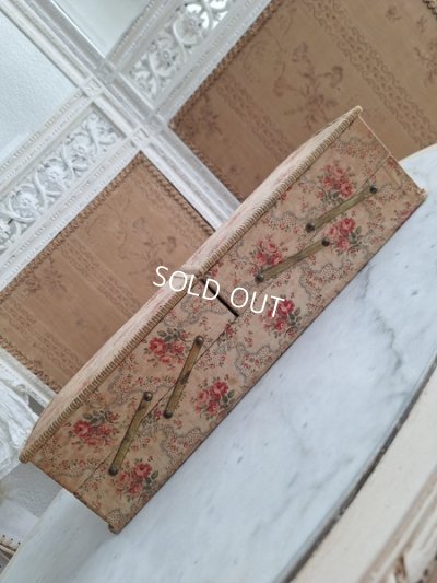 画像13: ローズ柄カルトナージュソーイングボックス