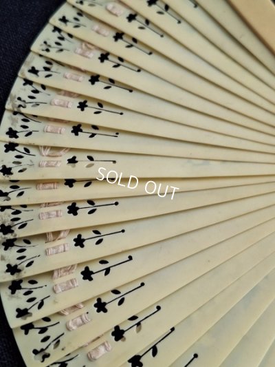 画像13: すずらん柄セルロイド扇子