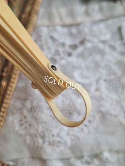 画像10: すずらん柄セルロイド扇子