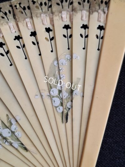 画像5: すずらん柄セルロイド扇子