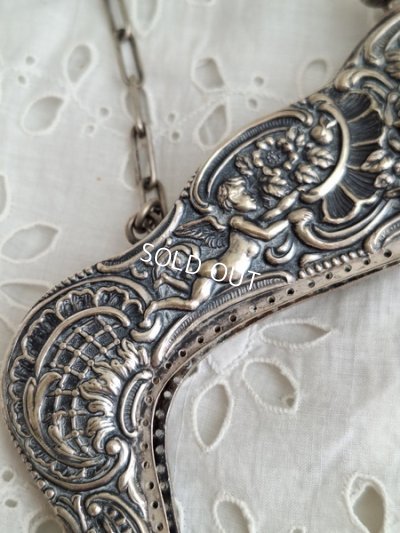 画像3: 天使と花かごレリーフがま口