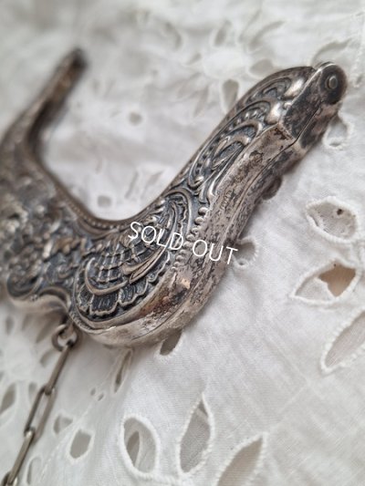 画像16: 天使と花かごレリーフがま口