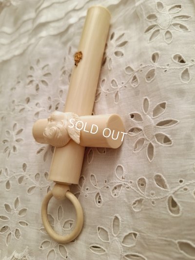 画像14: アンティークセルロイド天使の十字架