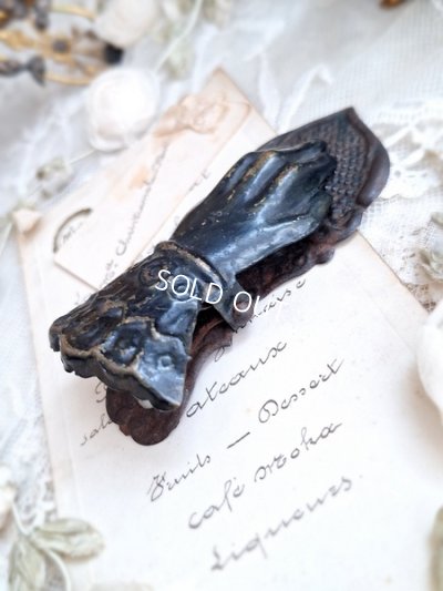 画像7: アンティークハンド形クリップ　