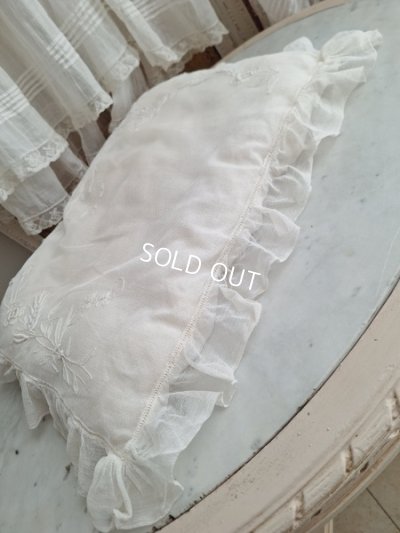 画像12: アンティークレースクッション