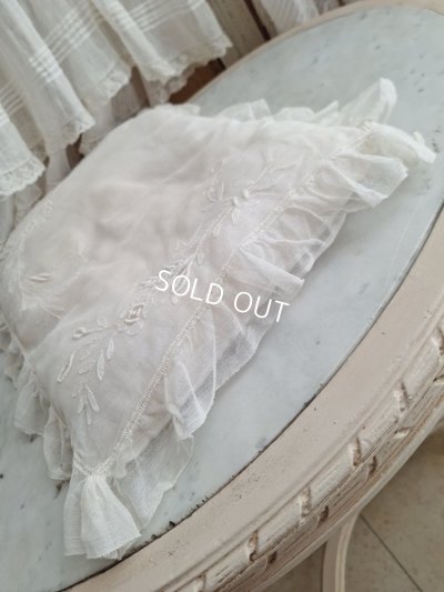 画像13: アンティークレースクッション