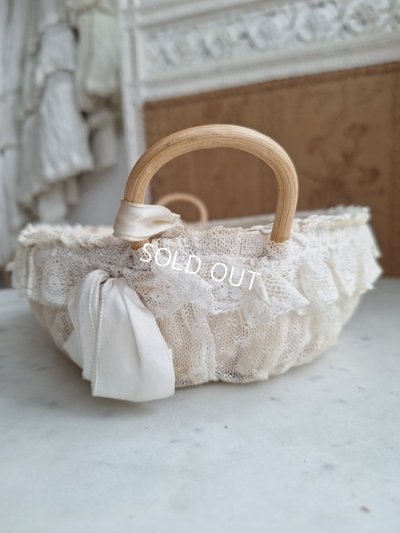 画像11: アンティークレースパニエ