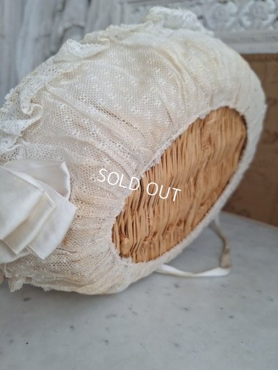 画像19: アンティークレースパニエ