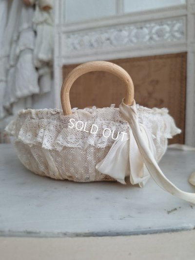 画像12: アンティークレースパニエ