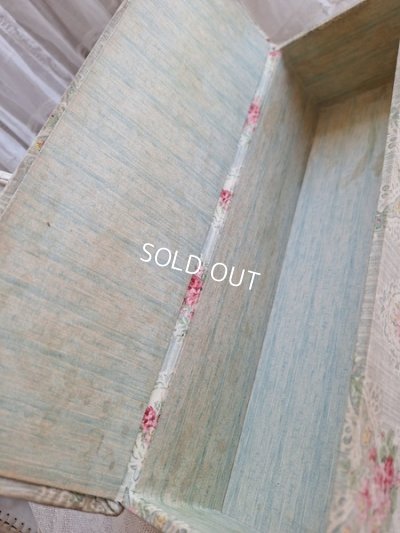 画像10: ローズ柄カルトナージュボックス