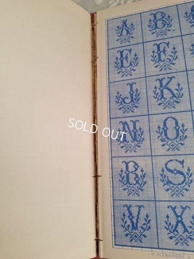 画像20: BRODERIESモノグラム図案本