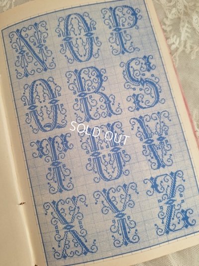 画像17: BRODERIESモノグラム図案本