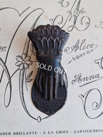 画像7: アンティークハンド形クリップ