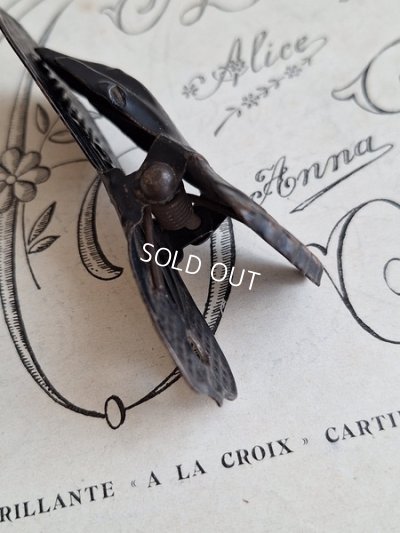 画像9: アンティークハンド形クリップ