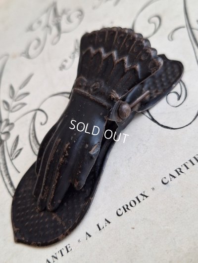 画像11: アンティークハンド形クリップ