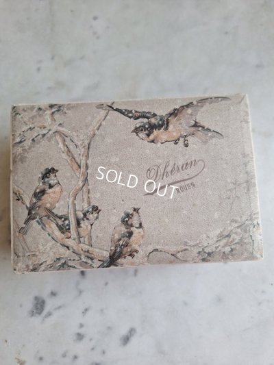 画像2: ツバメ柄アンティーク紙箱