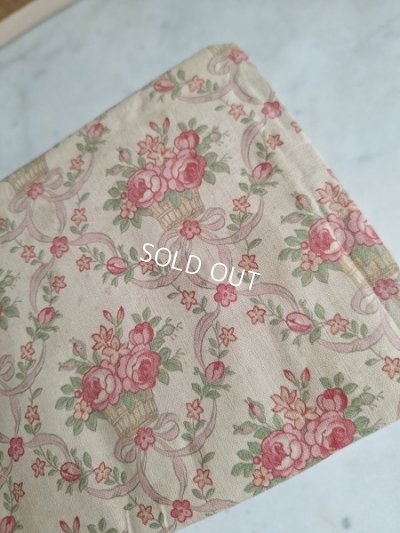 画像6: アンティーク花かご柄カルトナージュボックス