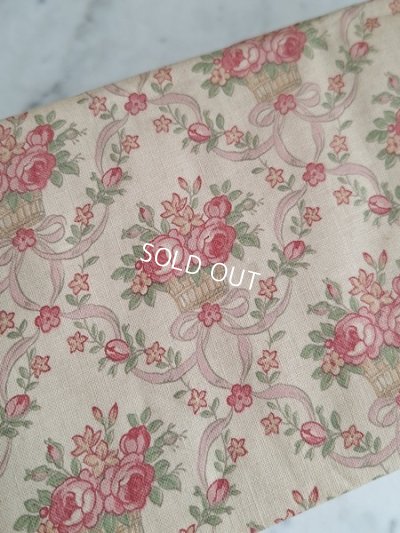 画像2: アンティーク花かご柄カルトナージュボックス