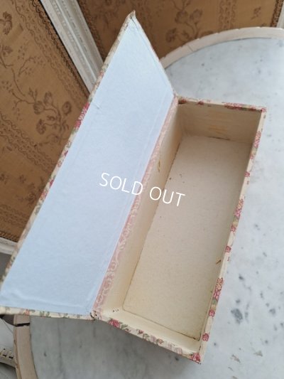 画像7: アンティーク花かご柄カルトナージュボックス