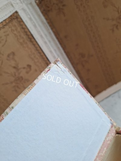 画像8: アンティーク花かご柄カルトナージュボックス